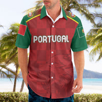 Portugal Rugby Custom Os Lobos Hawaiian Shirt Bandeira das Quinas Inspired