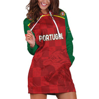 Portugal Rugby Custom Os Lobos Hoodie Dress Bandeira das Quinas Inspired