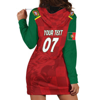 Portugal Rugby Custom Os Lobos Hoodie Dress Bandeira das Quinas Inspired