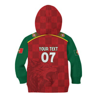 Portugal Rugby Custom Os Lobos Kid Hoodie Bandeira das Quinas Inspired