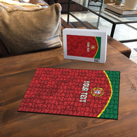 Portugal Rugby Custom Os Lobos Puzzle Bandeira das Quinas Inspired