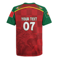 Portugal Rugby Custom Os Lobos Rugby Jersey Bandeira das Quinas Inspired