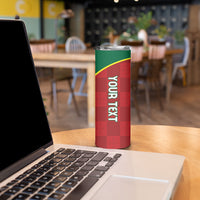 Portugal Rugby Custom Os Lobos Skinny Tumbler Bandeira das Quinas Inspired