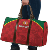 Portugal Rugby Custom Os Lobos Travel Bag Bandeira das Quinas Inspired