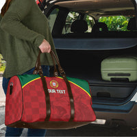 Portugal Rugby Custom Os Lobos Travel Bag Bandeira das Quinas Inspired