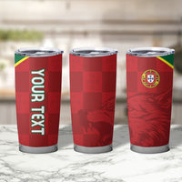 Portugal Rugby Custom Os Lobos Tumbler Cup Bandeira das Quinas Inspired