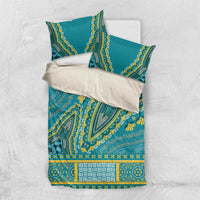 African Dashiki Bedding Set Luxury Teal LT7 - Wonder Print Shop