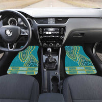 African Dashiki Car Mats Luxury Teal LT7 - Wonder Print Shop