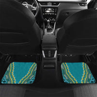 African Dashiki Car Mats Luxury Teal LT7 - Wonder Print Shop