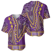 African Dashiki Baseball Jersey Luxury Violet LT7 - Wonder Print Shop
