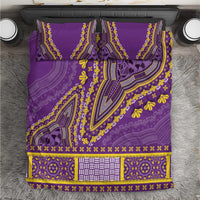 African Dashiki Bedding Set Luxury Violet LT7 - Wonder Print Shop