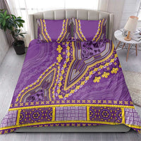 African Dashiki Bedding Set Luxury Violet LT7 - Wonder Print Shop