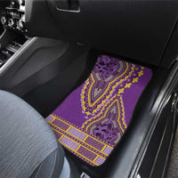 African Dashiki Car Mats Luxury Violet LT7 - Wonder Print Shop