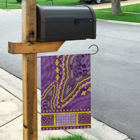 African Dashiki Garden Flag Luxury Violet - Wonder Print Shop