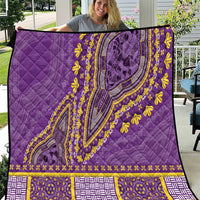 African Dashiki Quilt Luxury Violet - Wonder Print Shop