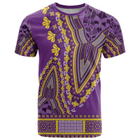 African Dashiki T Shirt Luxury Violet - Wonder Print Shop
