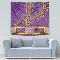 African Dashiki Tapestry Luxury Violet - Wonder Print Shop