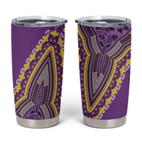 African Dashiki Tumbler Cup Luxury Violet - Wonder Print Shop