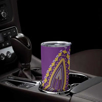 African Dashiki Tumbler Cup Luxury Violet - Wonder Print Shop
