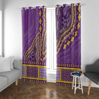 African Dashiki Window Curtain Luxury Violet - Wonder Print Shop