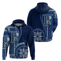 Samoa Siapo Motif Hoodie Classic Style - Bue Ver - Wonder Print Shop
