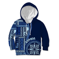Samoa Siapo Motif Kid Hoodie Classic Style - Bue Ver - Wonder Print Shop
