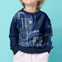 Samoa Siapo Motif Kid Ugly Christmas Sweater Classic Style - Bue Ver - Wonder Print Shop