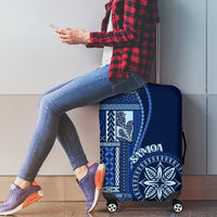 Samoa Siapo Motif Luggage Cover Classic Style - Bue Ver - Wonder Print Shop
