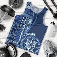 Samoa Siapo Motif Men Tank Top Classic Style - Bue Ver - Wonder Print Shop