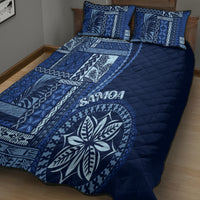 Samoa Siapo Motif Quilt Bed Set Classic Style - Bue Ver - Wonder Print Shop