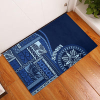 Samoa Siapo Motif Rubber Doormat Classic Style - Bue Ver - Wonder Print Shop