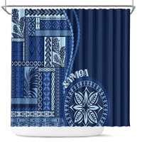 samoa-siapo-motif-shower-curtain-classic-style-bue-ver