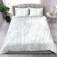 Samoa White Sunday Bedding Set Classic Siapo Style LT7 - Wonder Print Shop