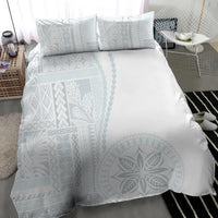 Samoa White Sunday Bedding Set Classic Siapo Style LT7 - Wonder Print Shop