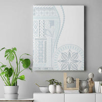 Samoa White Sunday Canvas Wall Art Classic Siapo Style LT7 - Wonder Print Shop