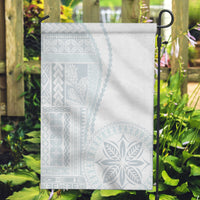 Samoa White Sunday Garden Flag Classic Siapo Style - Wonder Print Shop