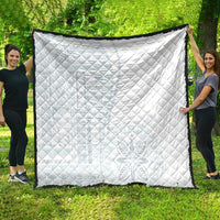 Samoa White Sunday Quilt Classic Siapo Style - Wonder Print Shop