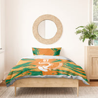 Ivory Coast Football Custom Bedding Set Les Elephants Champions LT7 - Wonder Print Shop