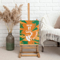 Ivory Coast Football Custom Canvas Wall Art Les Elephants Champions LT7 - Wonder Print Shop