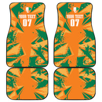 Ivory Coast Football Custom Car Mats Les Elephants Champions LT7 - Wonder Print Shop