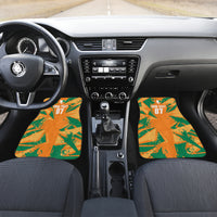 Ivory Coast Football Custom Car Mats Les Elephants Champions LT7 - Wonder Print Shop
