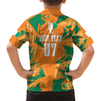 Ivory Coast Football Custom Family Matching Long Sleeve Bodycon Dress and Hawaiian Shirt Les Elephants Champions LT7 - Wonder Print Shop