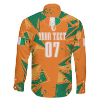 Ivory Coast Football Custom Family Matching Long Sleeve Bodycon Dress and Hawaiian Shirt Les Elephants Champions LT7 - Wonder Print Shop
