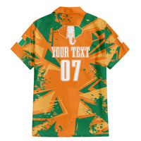 Ivory Coast Football Custom Family Matching Mermaid Dress and Hawaiian Shirt Les Elephants Champions LT7 - Wonder Print Shop