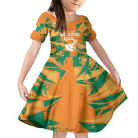 Ivory Coast Football Custom Family Matching Off Shoulder Long Sleeve Dress and Hawaiian Shirt Les Elephants Champions - Wonder Print Shop