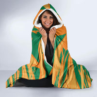 Ivory Coast Football Custom Hooded Blanket Les Elephants Champions
