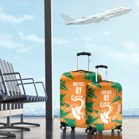 Ivory Coast Football Custom Luggage Cover Les Elephants Champions - Wonder Print Shop