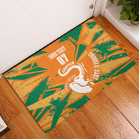 Ivory Coast Football Custom Rubber Doormat Les Elephants Champions - Wonder Print Shop
