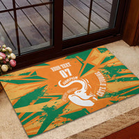 Ivory Coast Football Custom Rubber Doormat Les Elephants Champions - Wonder Print Shop