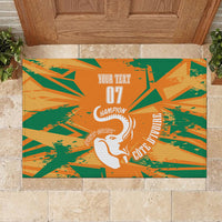 Ivory Coast Football Custom Rubber Doormat Les Elephants Champions - Wonder Print Shop